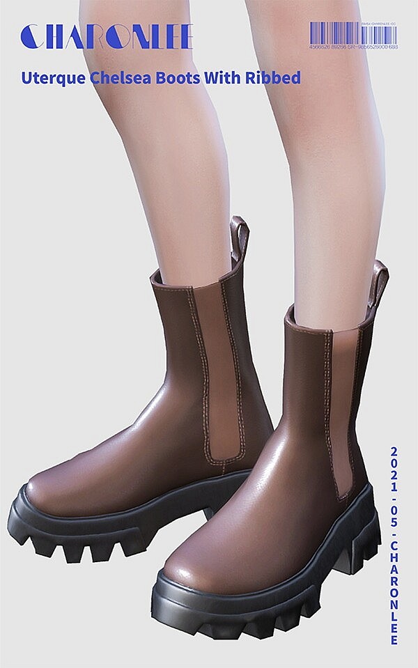 Uterque Chelsea Boots With Ribbed from Charonlee
