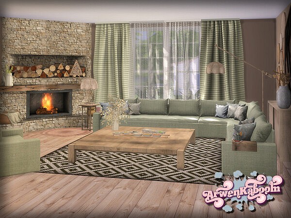 Pure Morning Set 1   Sectional Sofa by ArwenKaboom from TSR