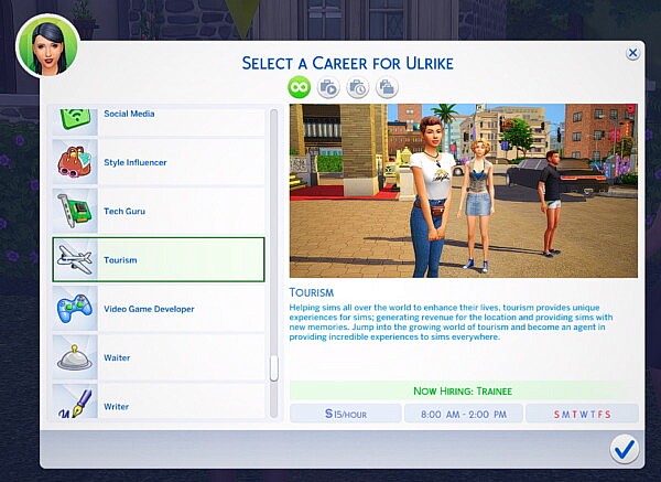 Tourism Career by jheyjuneice from Mod The Sims