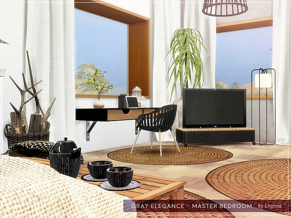 Gray Elegance  Master Bedroom by Lhonna from TSR