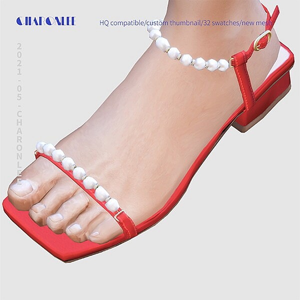 Pearl Flat Sandals from Charonlee