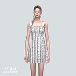 9P Mini Dress sims 4 cc