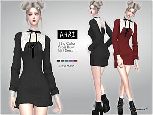 AHRI Big Collar Dress