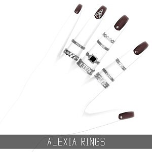 Alexia Rings sims 4 cc