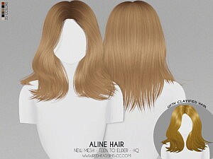 Aline Hair sims 4 cc