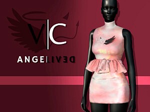 AngeliveD Collection Dress I sims 4 cc