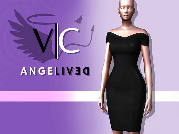 AngeliveD Collection   Dress II by Viy Sims from TSR