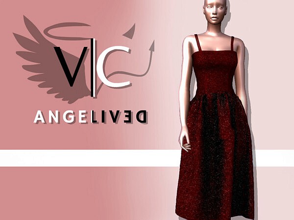 AngeliveD Collection   Dress III by Viy Sims from TSR