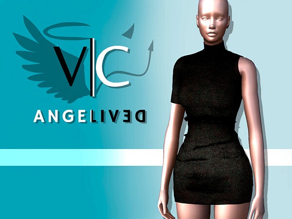 AngeliveD Collection   Dress V by Viy Sims from TSR
