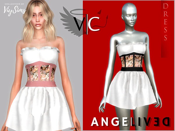 AngeliveD Collection Dress XII sims 4 cc