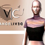 AngeliveD Collection Top III sims 4 cc