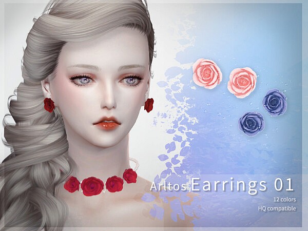 Earrings 01 by Arltos from TSR