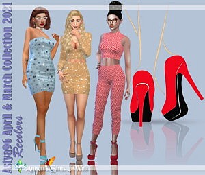 Astya96 April and March Collection 2021 sims 4 cc