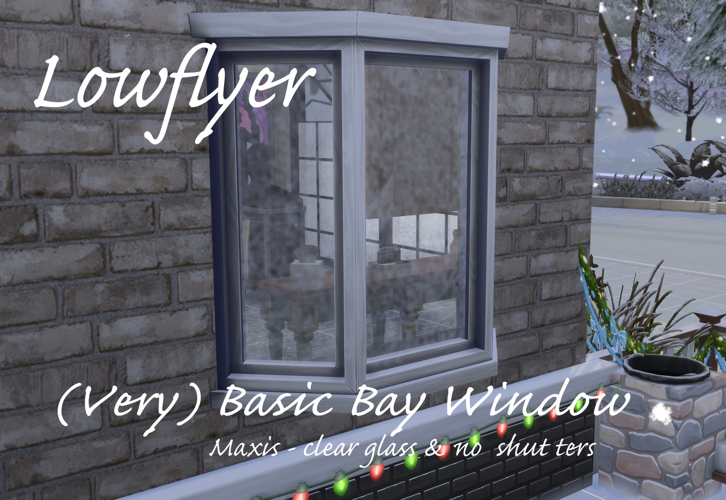 Sims 4 Bay Window CC