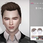 Binz Hairstyle 148 sims 4 cc