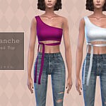 Blanche Top sims 4 cc