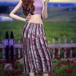 Boho Skirt sims 4 cc