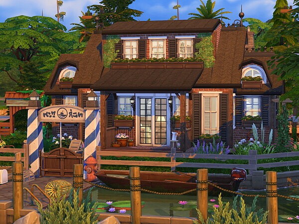 Brick Cottage sims 4 cc