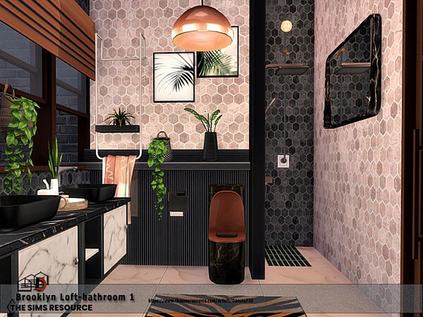 Brooklyn Loft Bathroom by Danuta720 from TSR