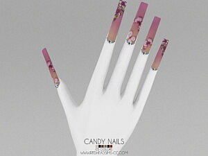 CANDY NAILS sims 4 cc