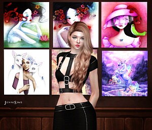 COLLECTION PAINTINGS sims 4 cc