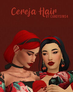 Cereja Hair sims 4 cc