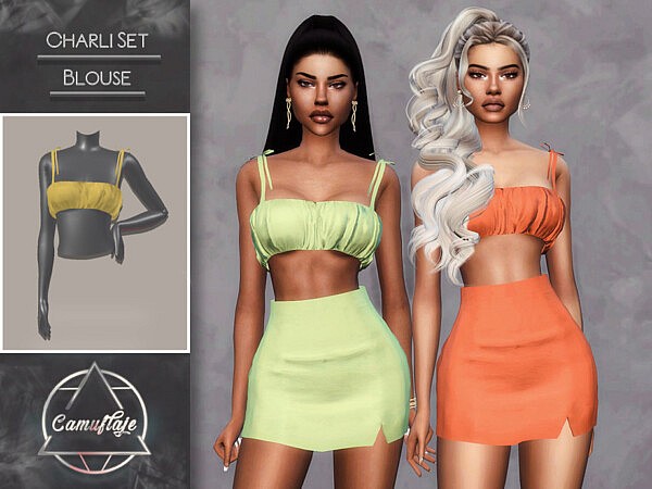 Charli Set Blouse by Camuflaje from TSR