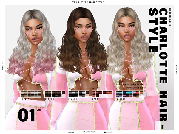 Charlotte Hair by LeahLillith from TSR