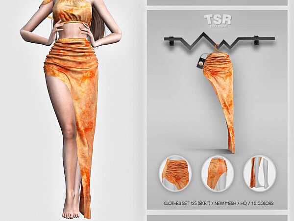 Clothes Set 25 Skirt by busra tr from TSR