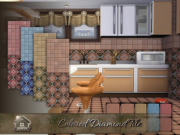 Colored Diamond Tile by emerald from TSR