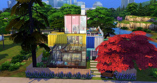 Container Home by  Reverlautre from Luniversims
