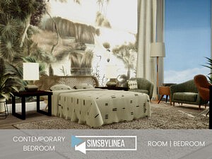 Contemporary Bedroom sims 4 cc