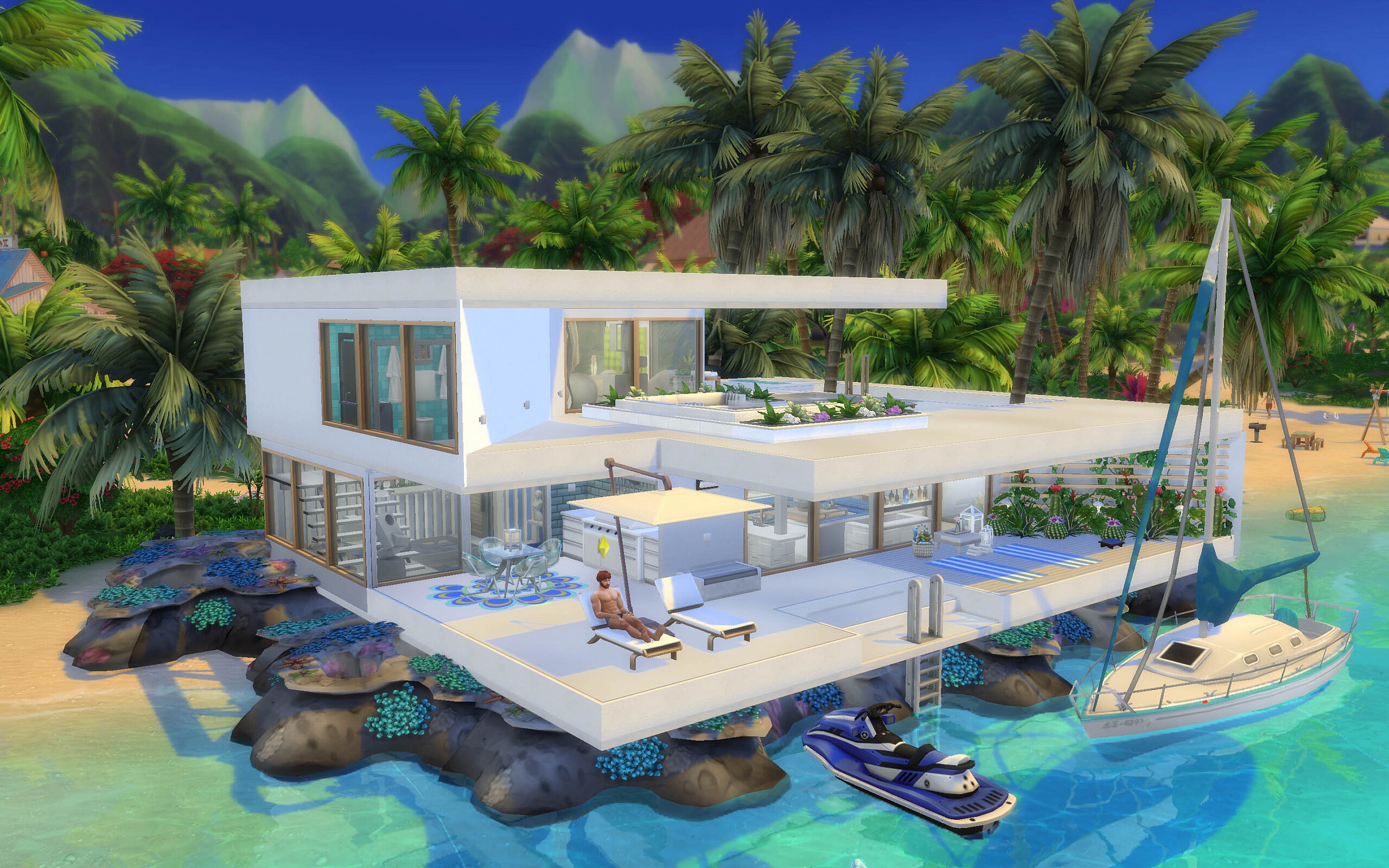 island living houses sims 4 download
