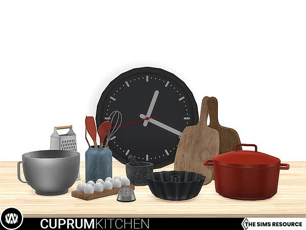 Cuprum Kitchen   Decorations by wondymoon from TSR