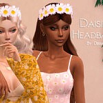 Daisies Headband sims 4 cc