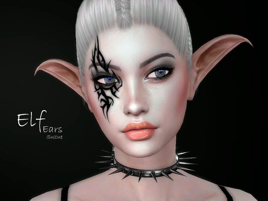 Sims 4 CC Accessories: Elf Ears by Suzue from TSR. • Sims 4 Downlo...