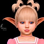 Elf Toddler Ears sims 4 cc