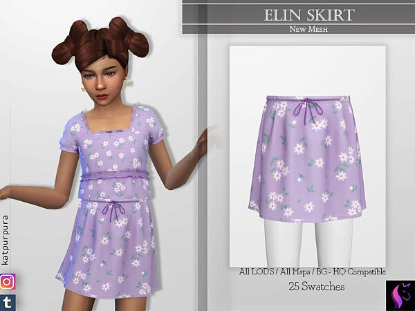 Elin Skirt by vKaTPurpura from TSR