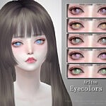 EyeColors 12 sims 4 cc