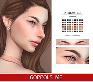 F Eyebrows G16 sims 4 cc