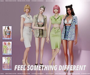 FEEL SOMETHING DIFFERENT SET sims 4 cc