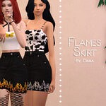 Flames Skirt