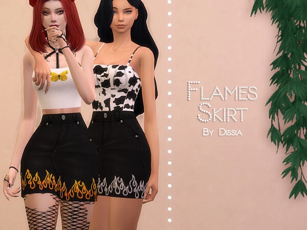 Flames Skirt by Dissia from TSR