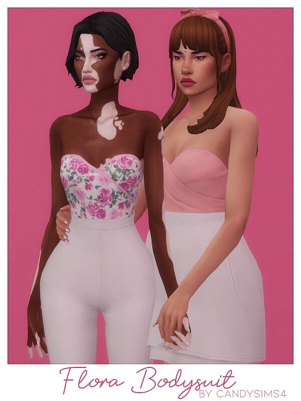 Flora Bodysuit from Candy Sims 4