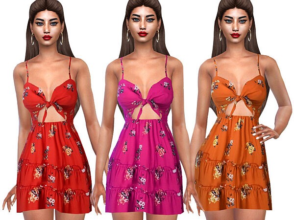 Floral Colorful Summer Dresses by Saliwa from TSR