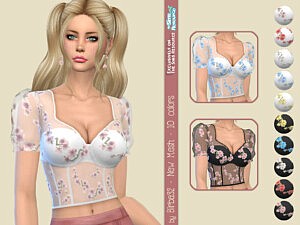 Flowers Spring Top sims 4 cc