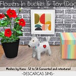 Flowers and Toy sims 4 cc