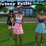 Frizzy Frills Skirt sims 4 cc