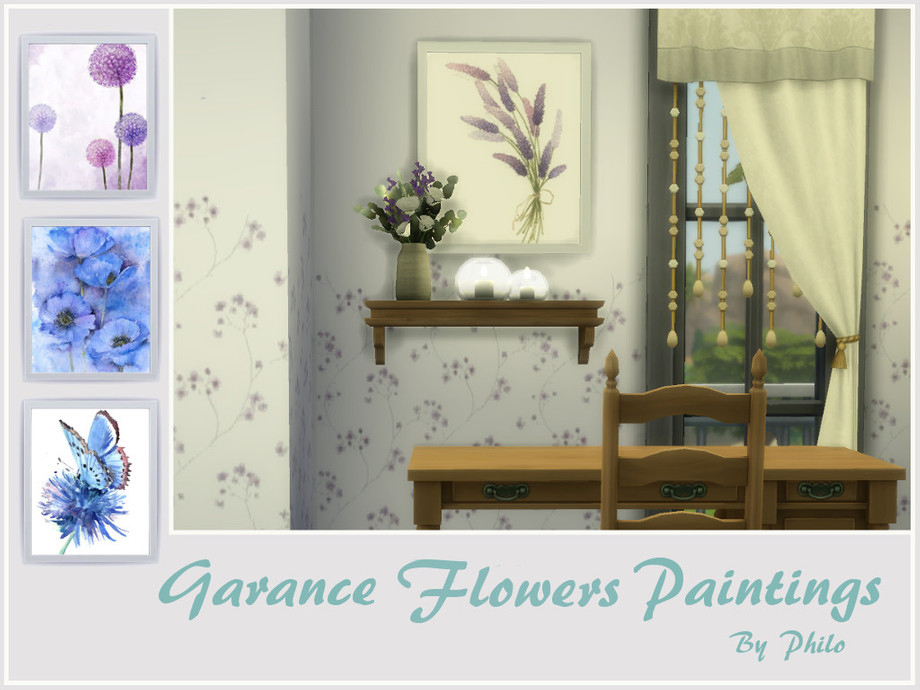Garance Flowers Paintings by philo from TSR