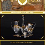 Gilded crystal wine vessel sims 4 cc